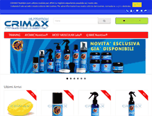 Tablet Screenshot of crimaxnutrition.com